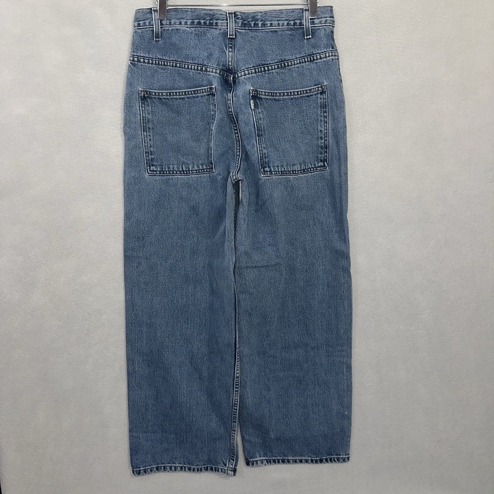 Vtg Levi's Silvertab Stovepipe Baggy Jeans Y2K Skater Skate Men's 31x27.5